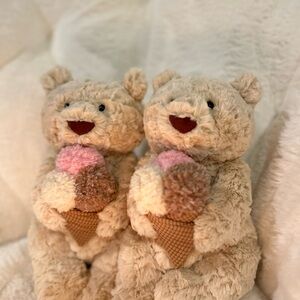 Jellycat Oatus Bears with Ice Cream